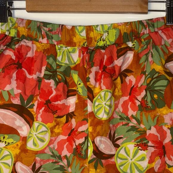 Dress Forum LA Tropical Print Shorts women's size small citrus fruit print - Picture 12 of 16